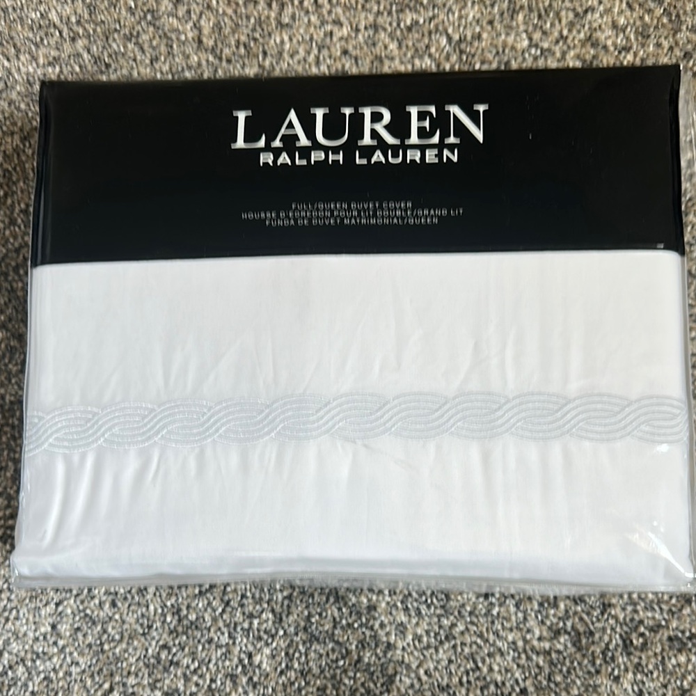 Lauren Ralph Lauren White Duvet Cover